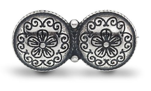 Halsknapp Barn Oksidert 