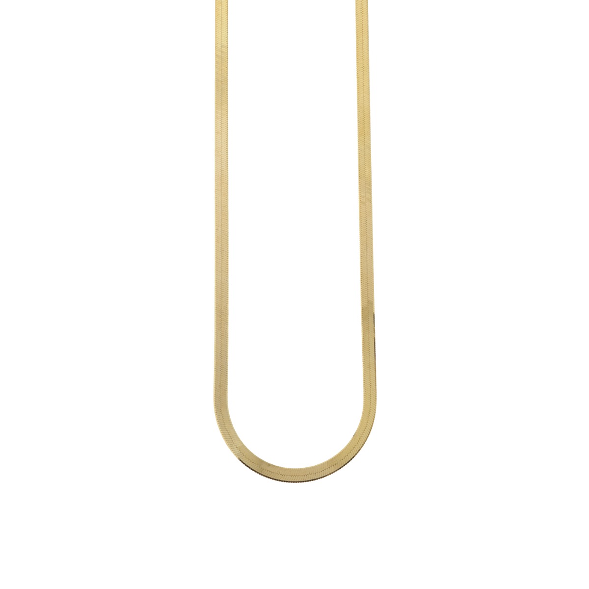 MIA Halskjede 925 Forgylt Sølv