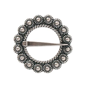 Halsring 830 Oksidert Sølv