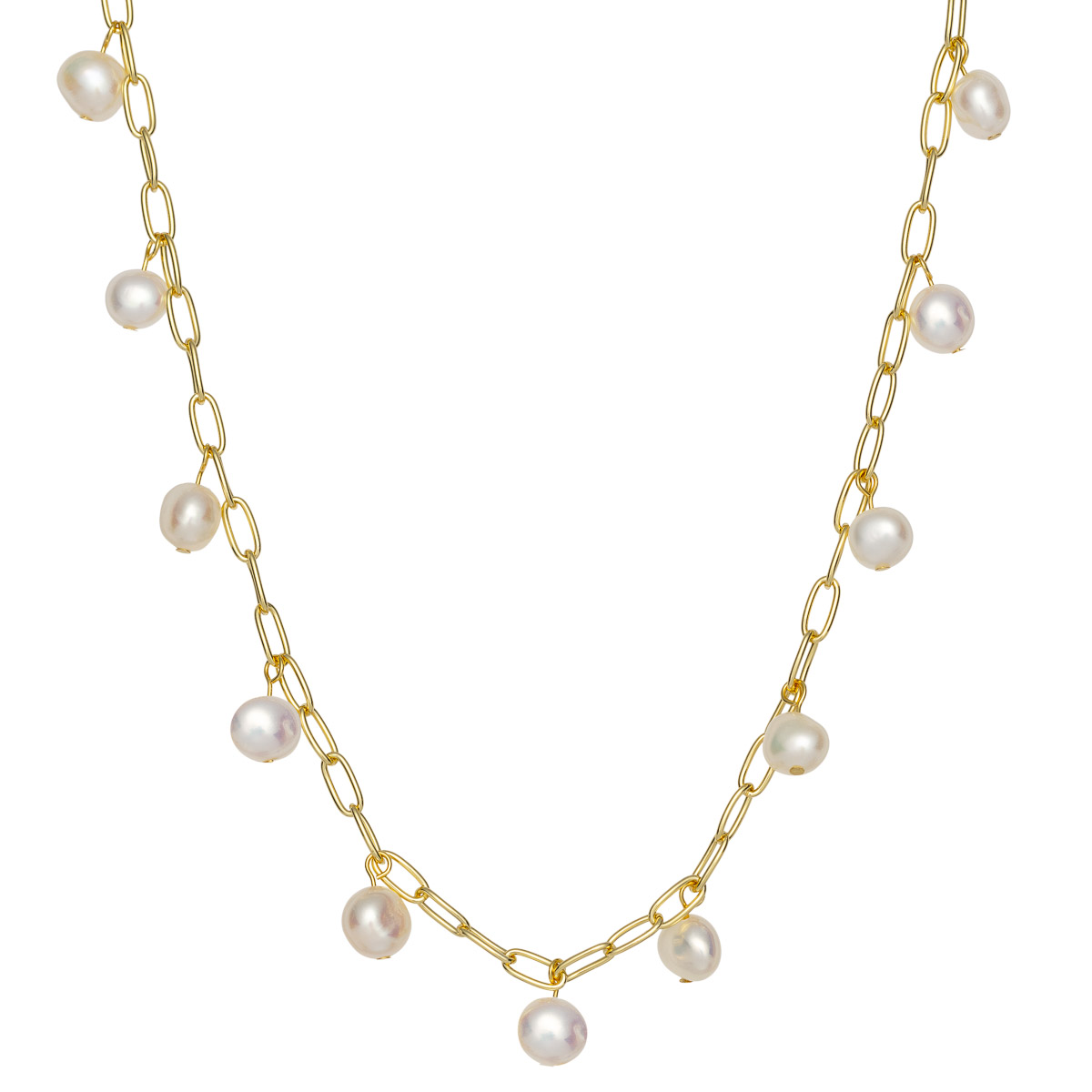 LINA Halssmykke 925 Forgylt Sølv