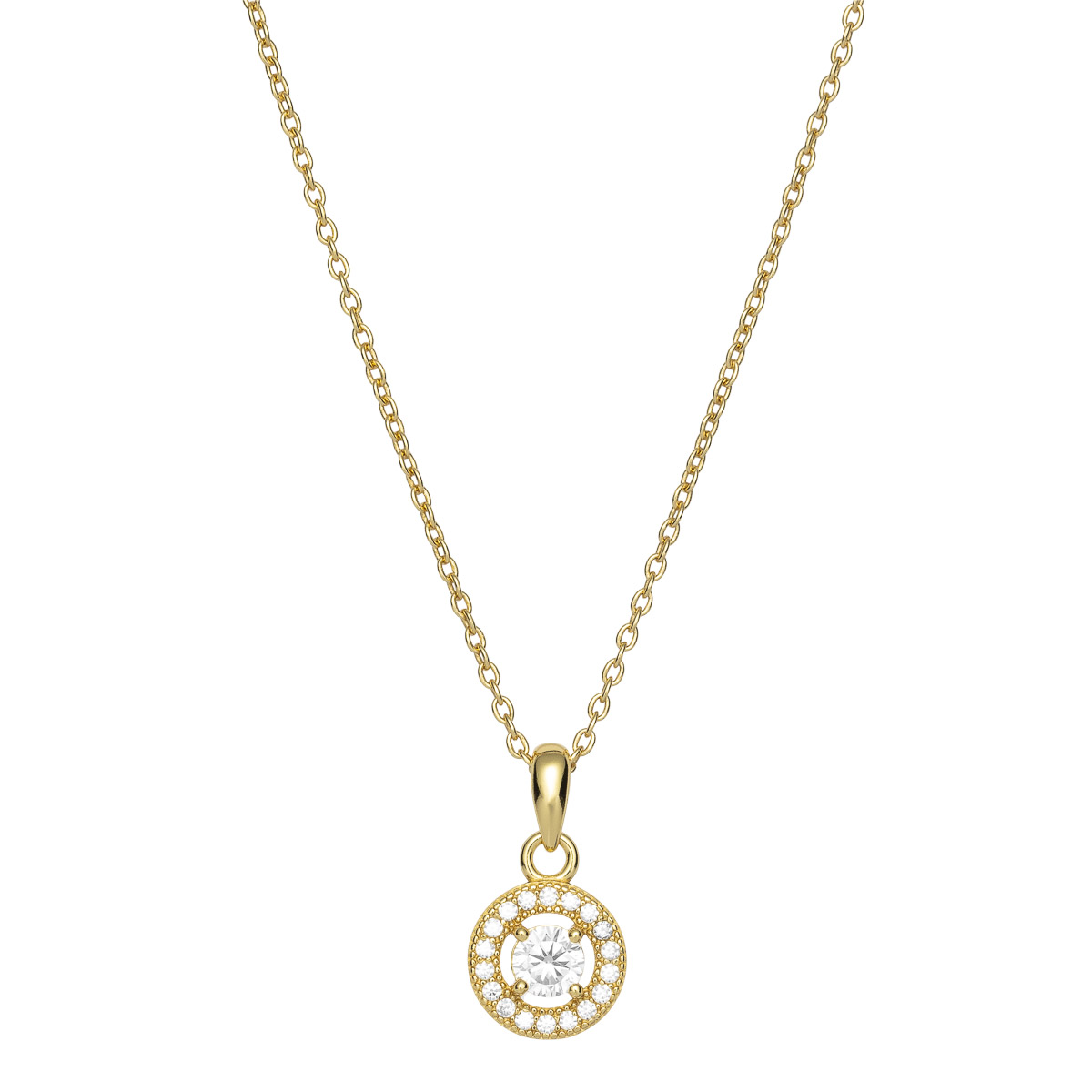 Halssmykke 925 Forgylt Sølv