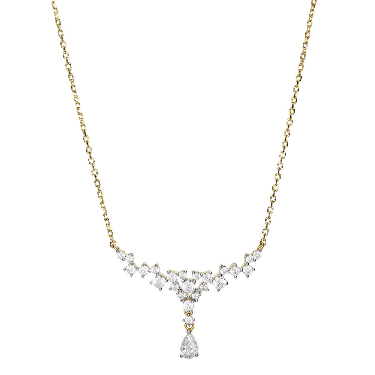 Halssmykke 925 Forgylt Sølv