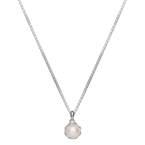 Halssmykke Ferskvannsperle 925 Sølv