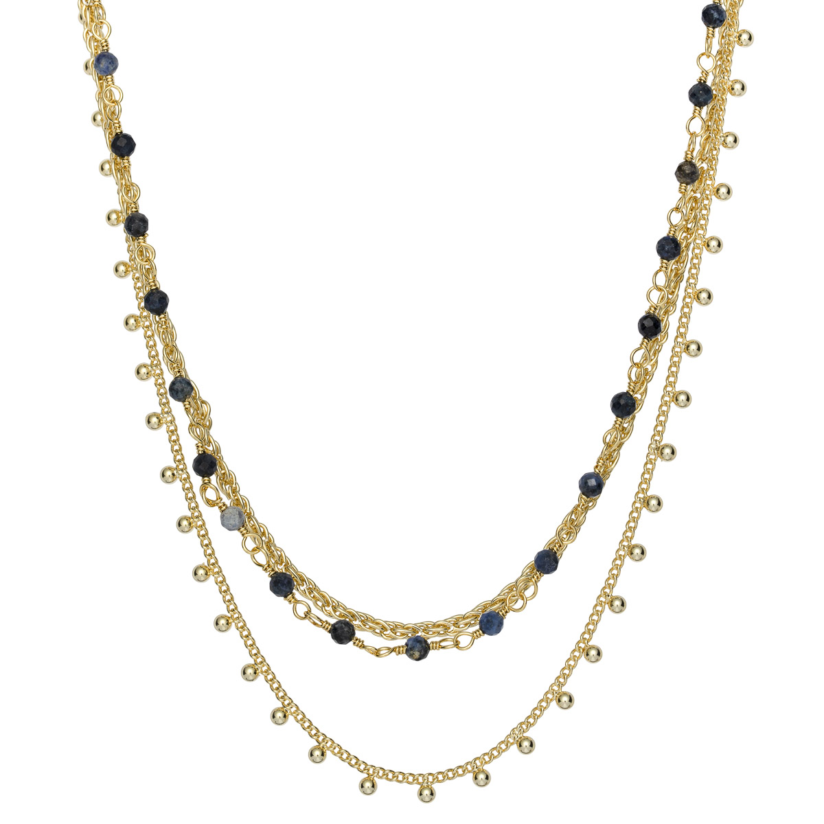 Halssmykke Annet Metall Blå