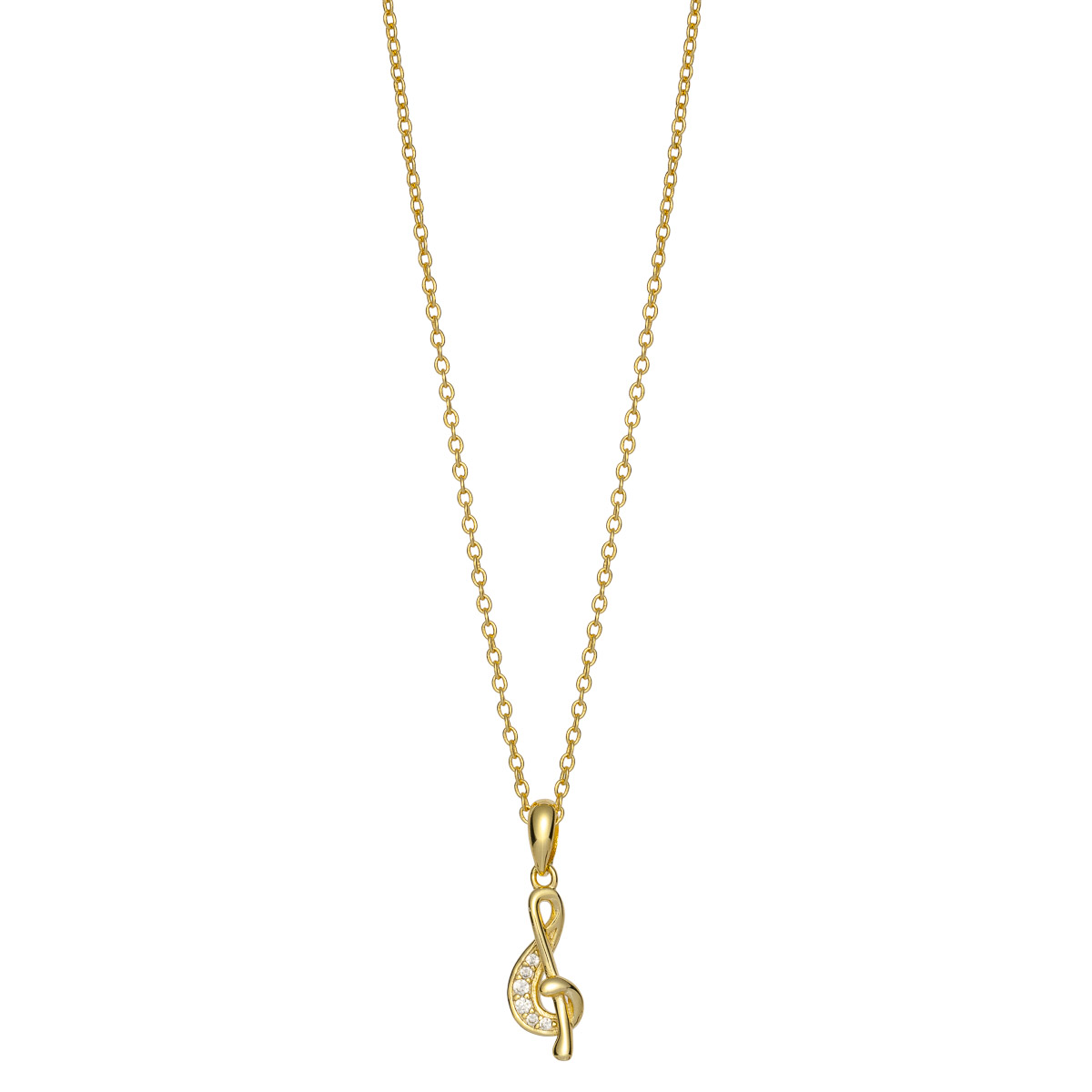 Halssmykke 925 Forgylt Sølv