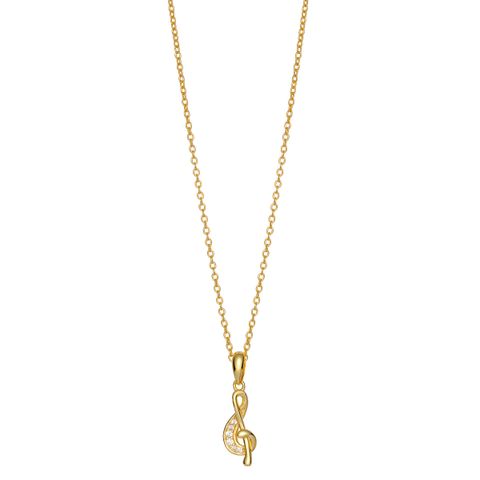 Halssmykke 925 Forgylt Sølv