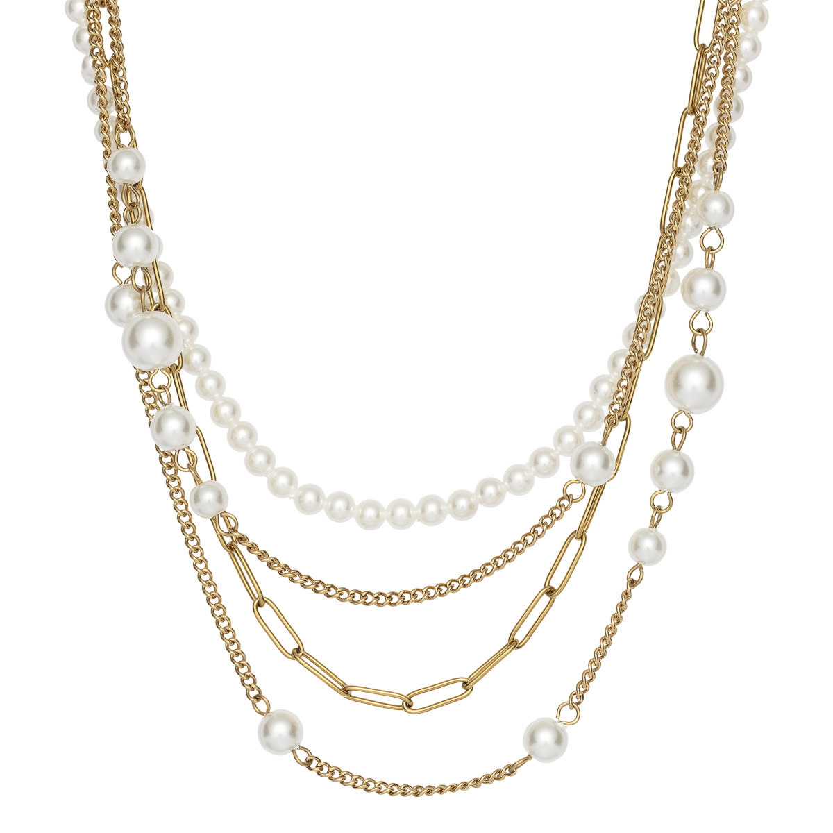 Halssmykke Gullfarget Stål