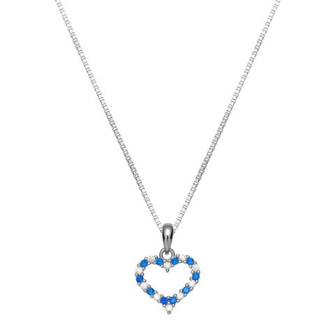 Halssmykke Hjerte 925 Sølv