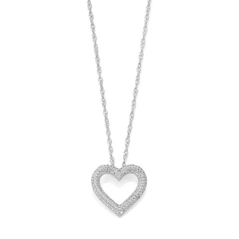 Halssmykke Hjerte 925 Sølv