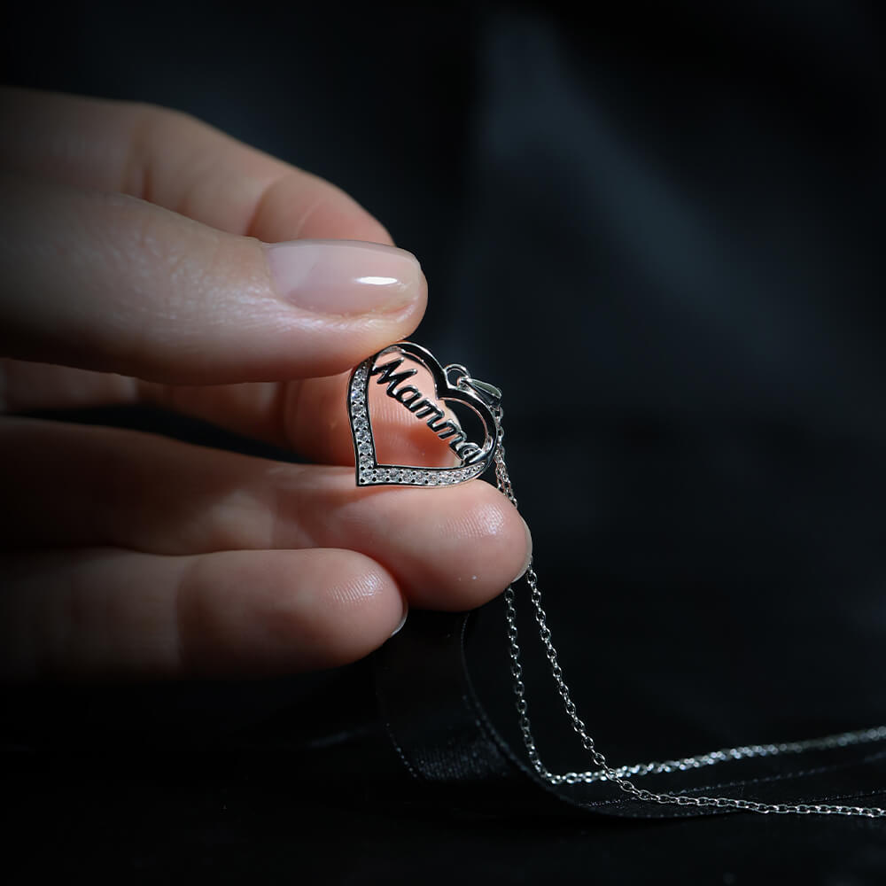 Halssmykke Mamma 925 Sølv