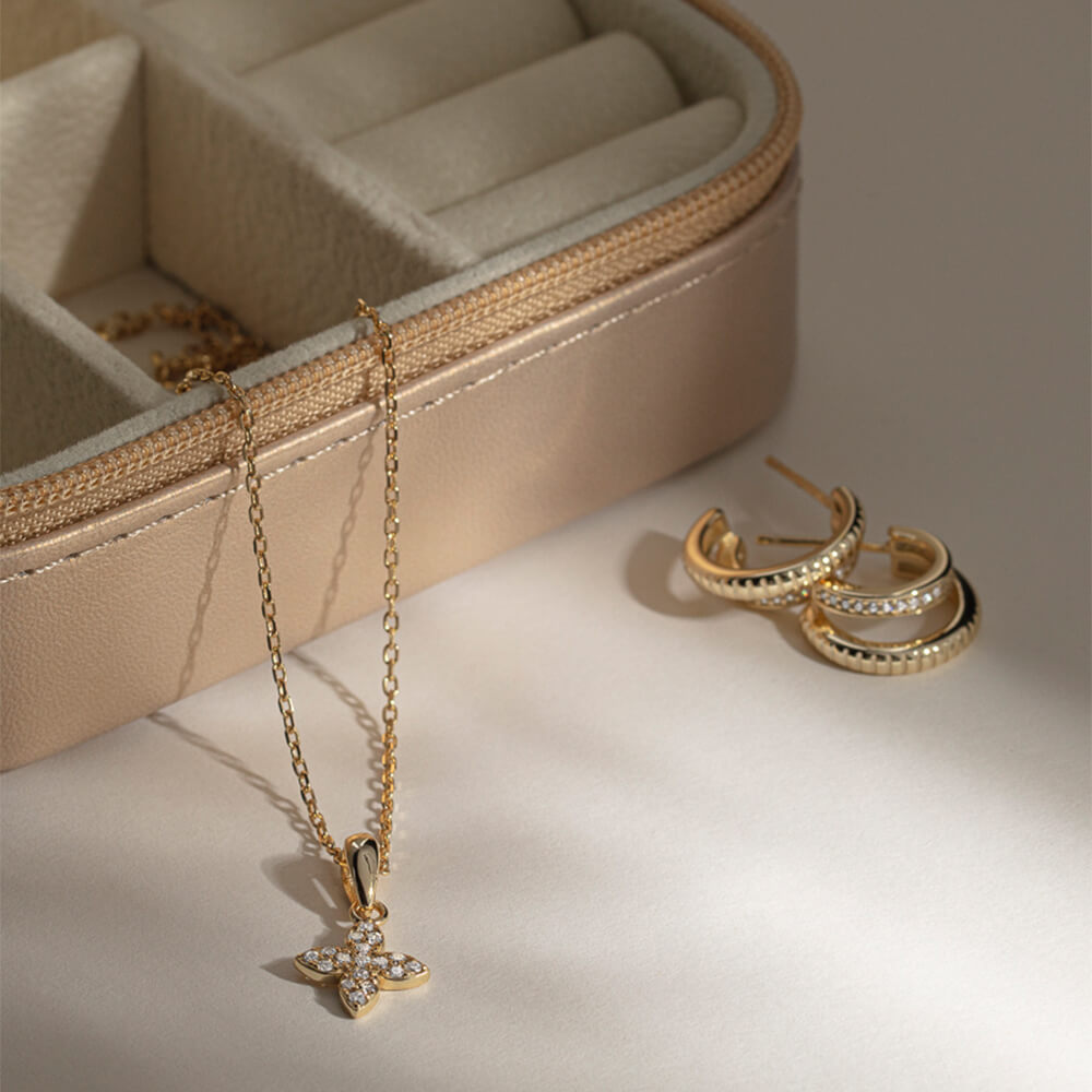 Halssmykke 925 Forgylt Sølv