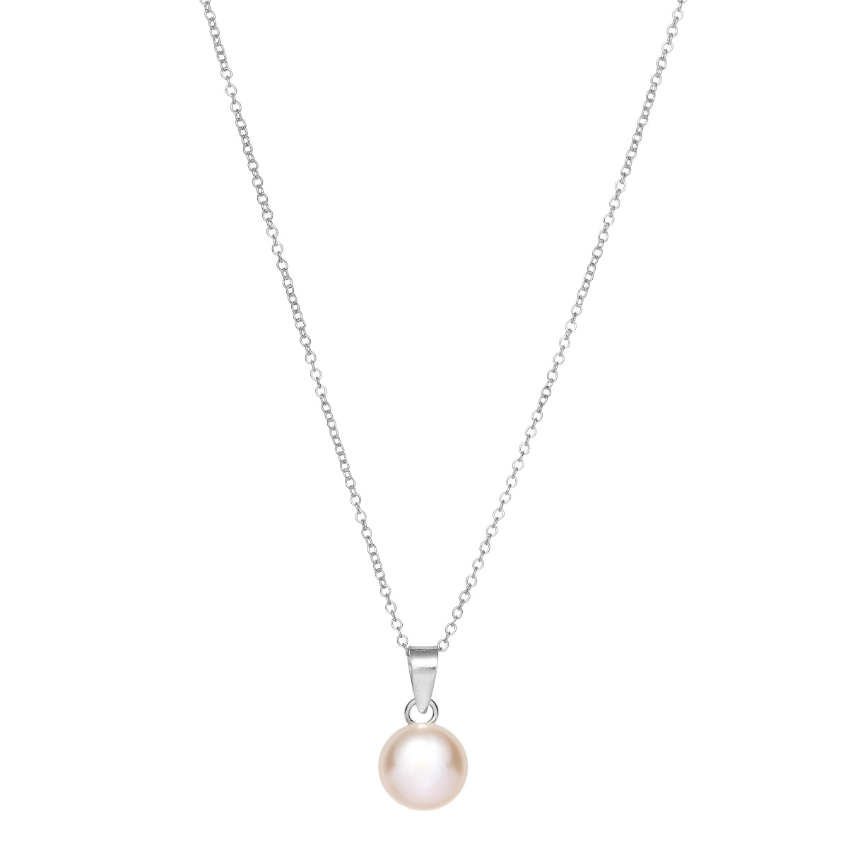 Halssmykke Perle 925 Sølv