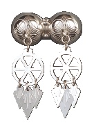 * halssølje hvit m. spirlauv