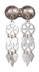 halssølje hvit m.spirlauv