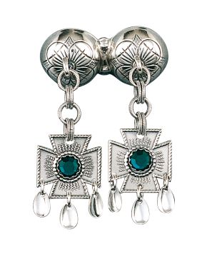 Halssølje Grønn Sten Oksidert 