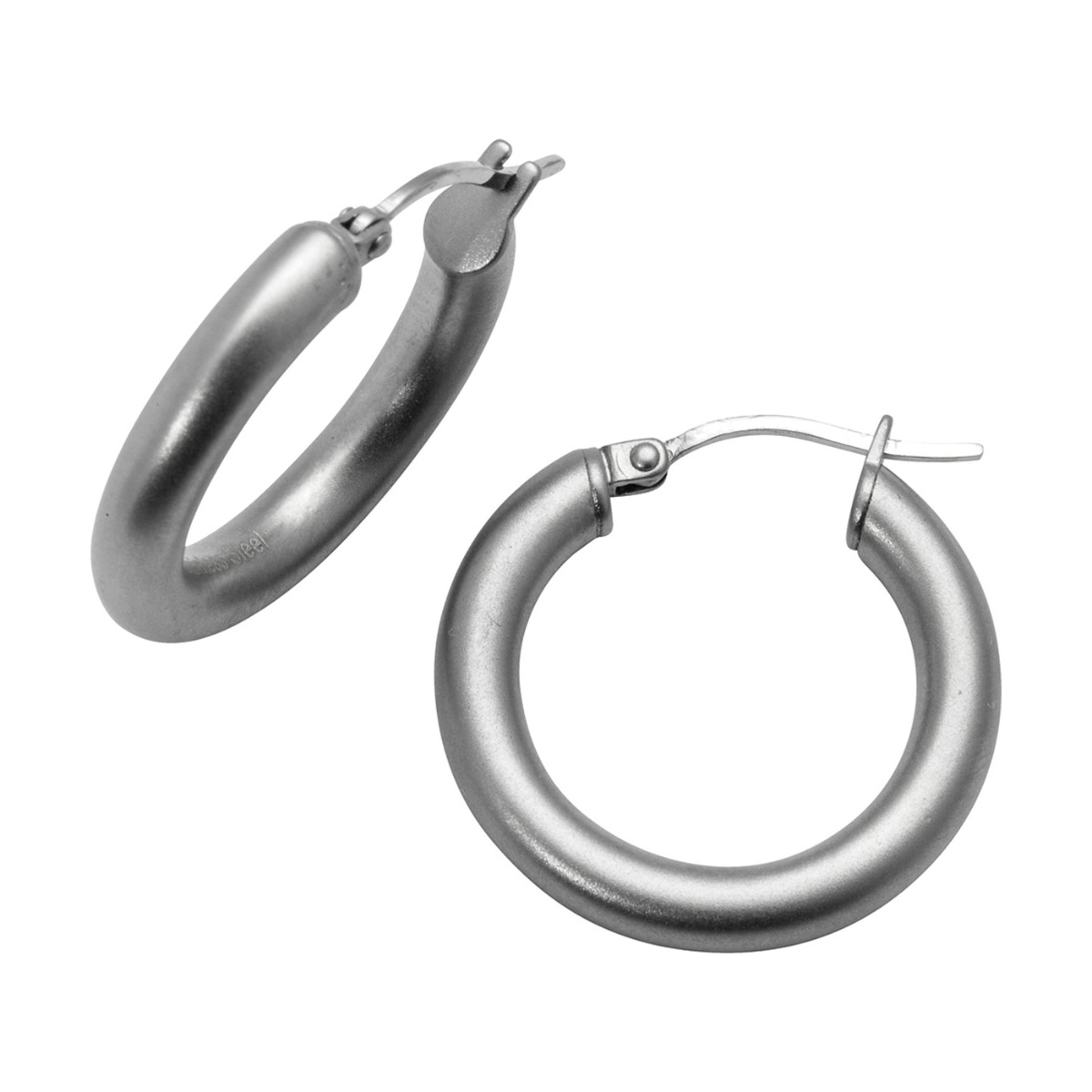 HEDVIG Øreringer Stål
