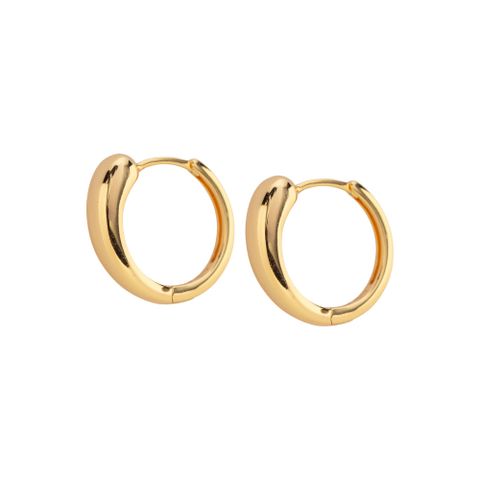 HEIDI Øreringer 925 Forgylt Sølv