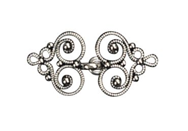 Hekte 830 Oksidert Sølv