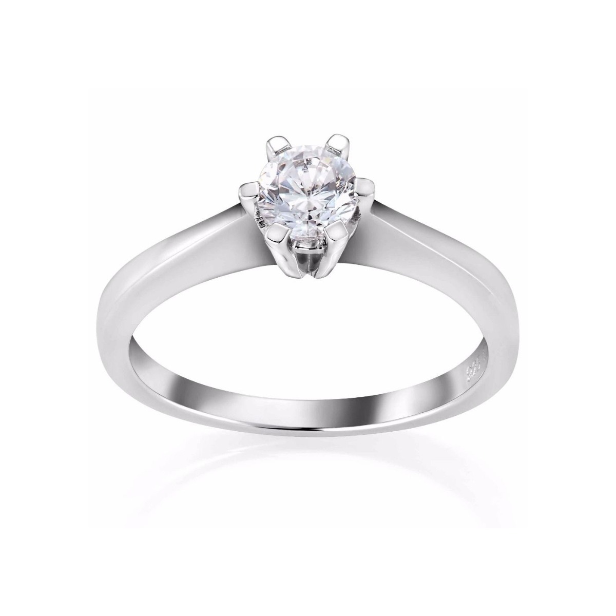 Helene Diamantring 585 Hvitt Gull 0,40 ct