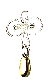 heng 258, hvit/forgylt pk a 5