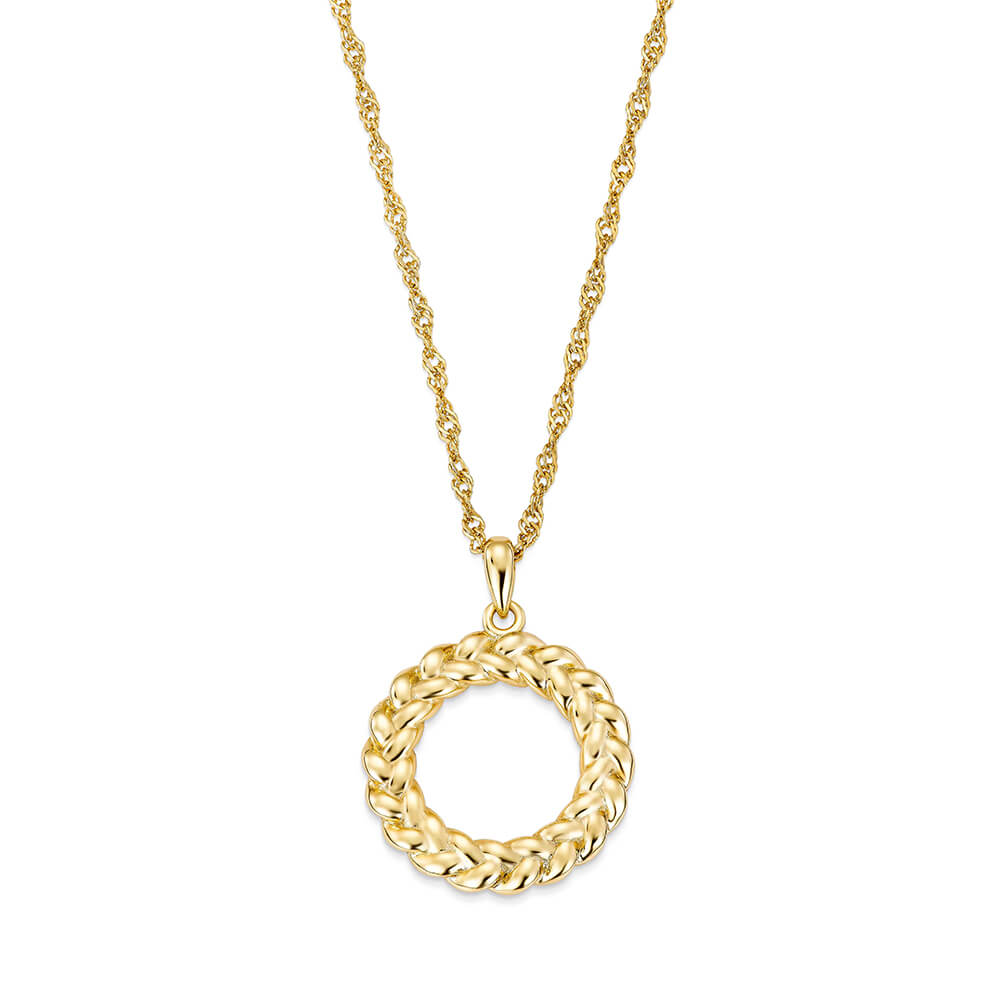 Halssmykke 925 Forgylt Sølv