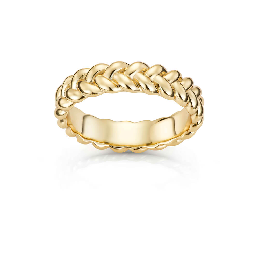 Ring 925 Forgylt Sølv