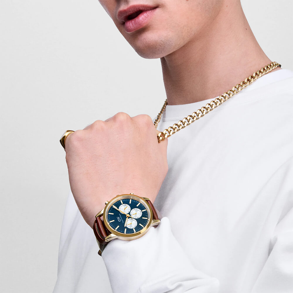 Iconic Chrono St. Mawes Blue 42 mm