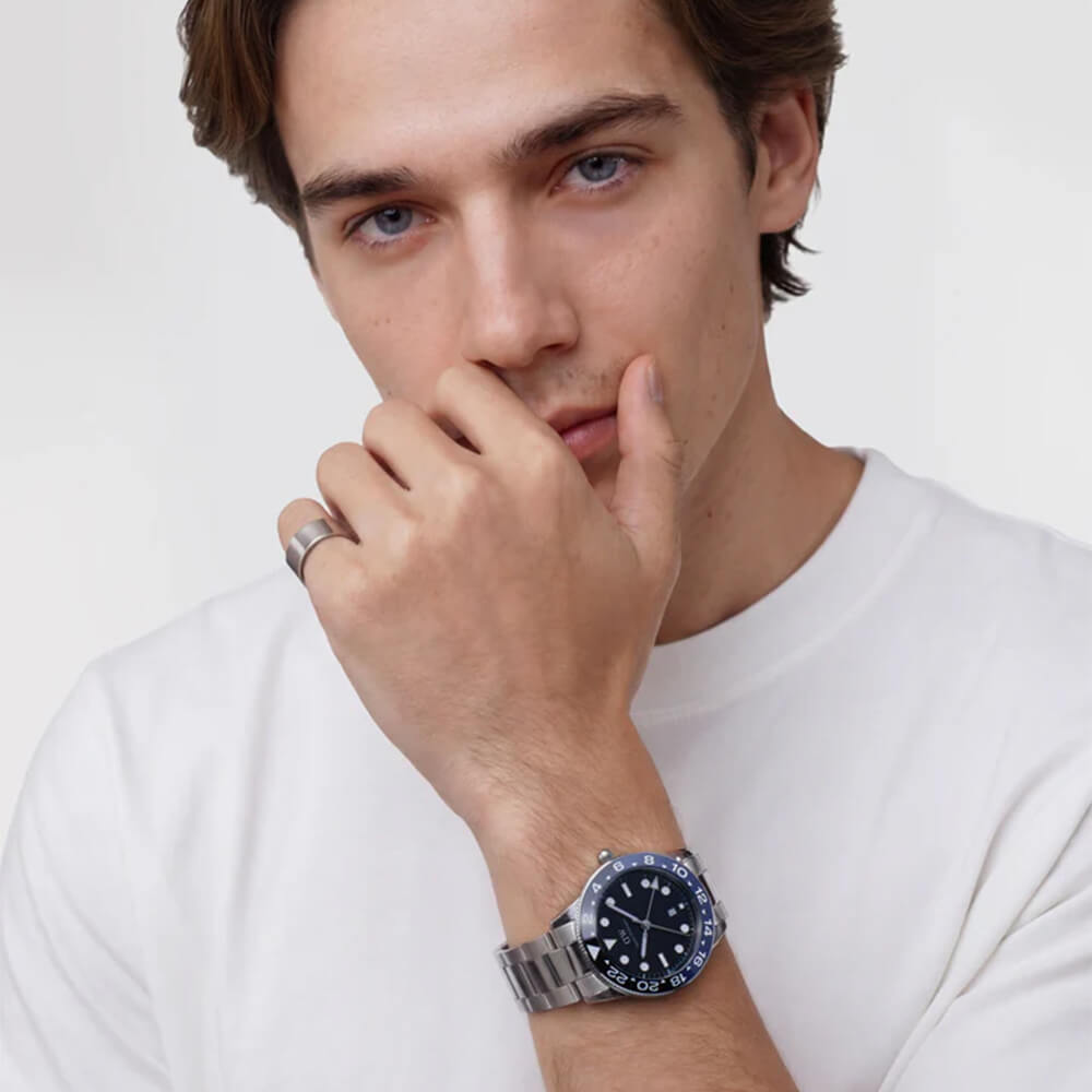 Iconic GMT 40 mm Blå