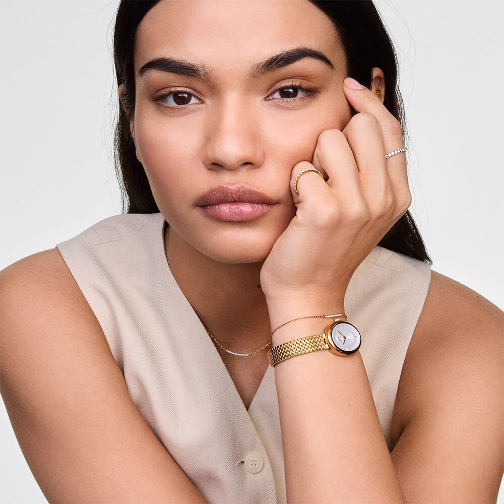 Juliette Braided Mesh Gold 20x26 mm