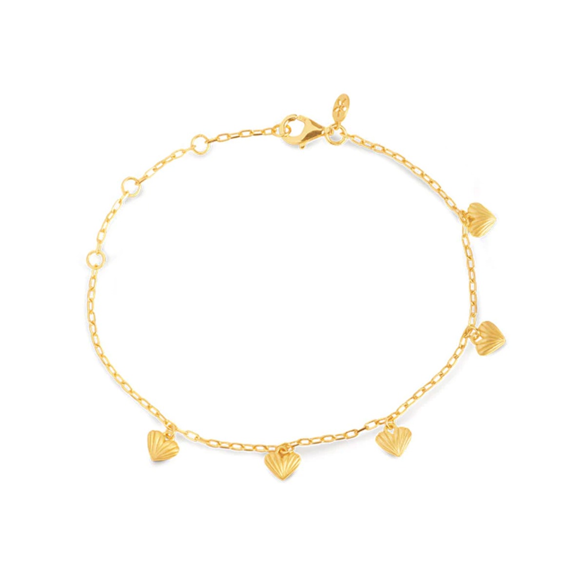 Just Love Armbånd 925 Forgylt Sølv