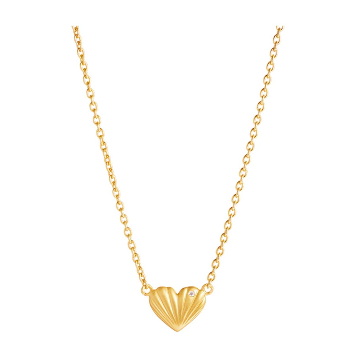 Just Love Halssmykke 925 Forgylt Sølv