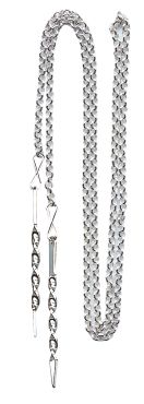 kjede 1 m m.302400, hvit