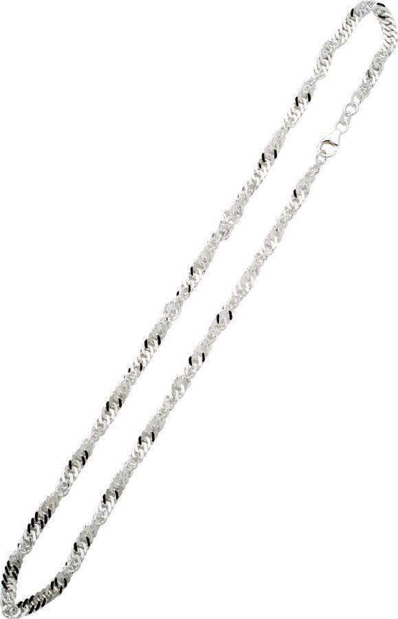 Kjede Singapor Sølv 3 mm 55 cm 