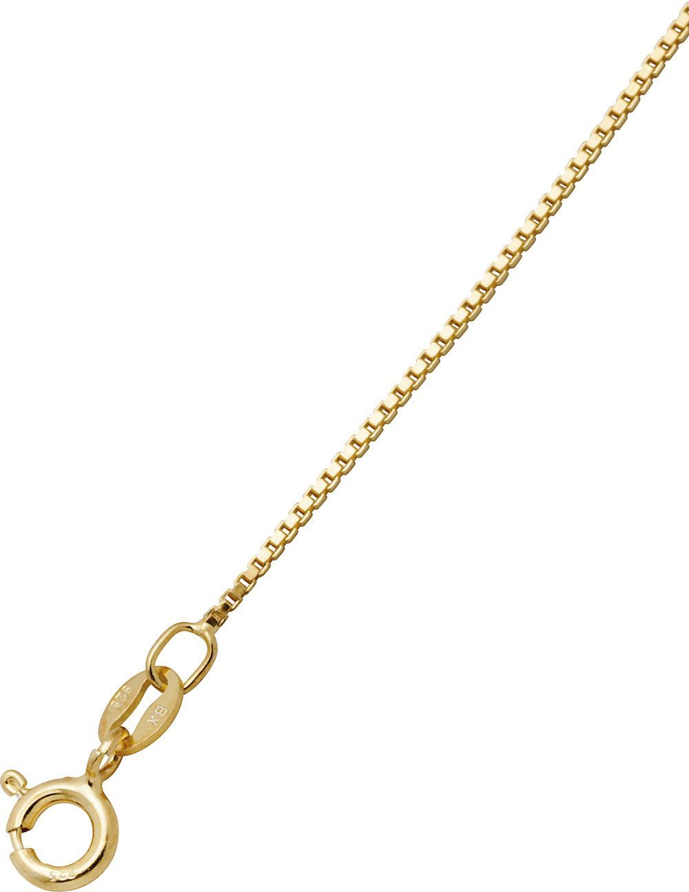 Veneziansk Kjede Sølv -Gullforgylt 42 cm