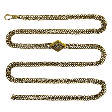 Kjede m.karabinlås, beltestakk