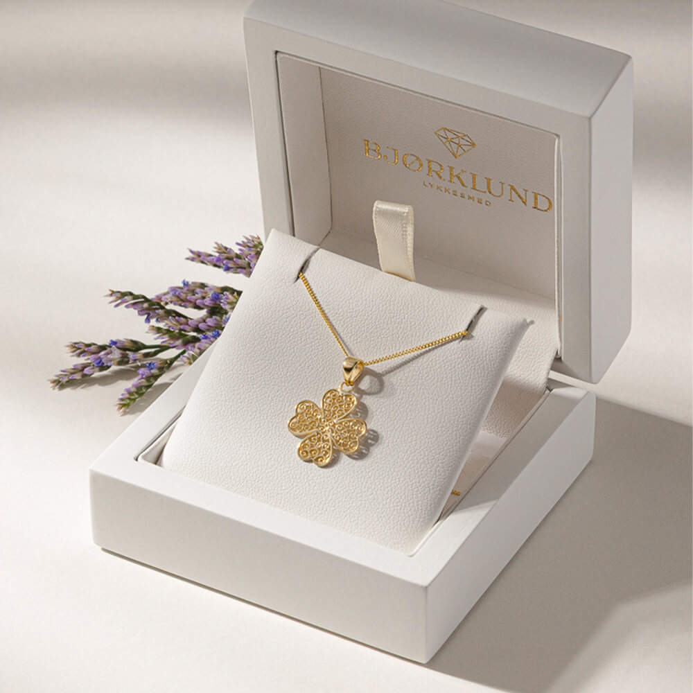 Halssmykke 375 Gult Gull