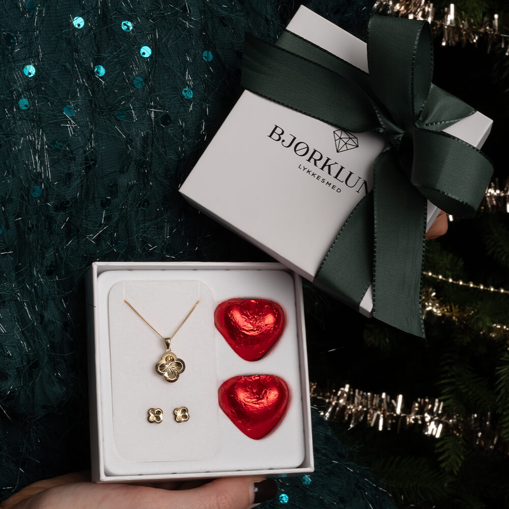 Halssmykke 375 Gult Gull