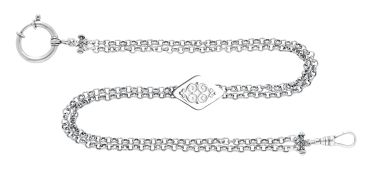 klokkekjede, 2 rader hvit 30 c