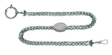 klokkekjede m.grav. felt, 2r.