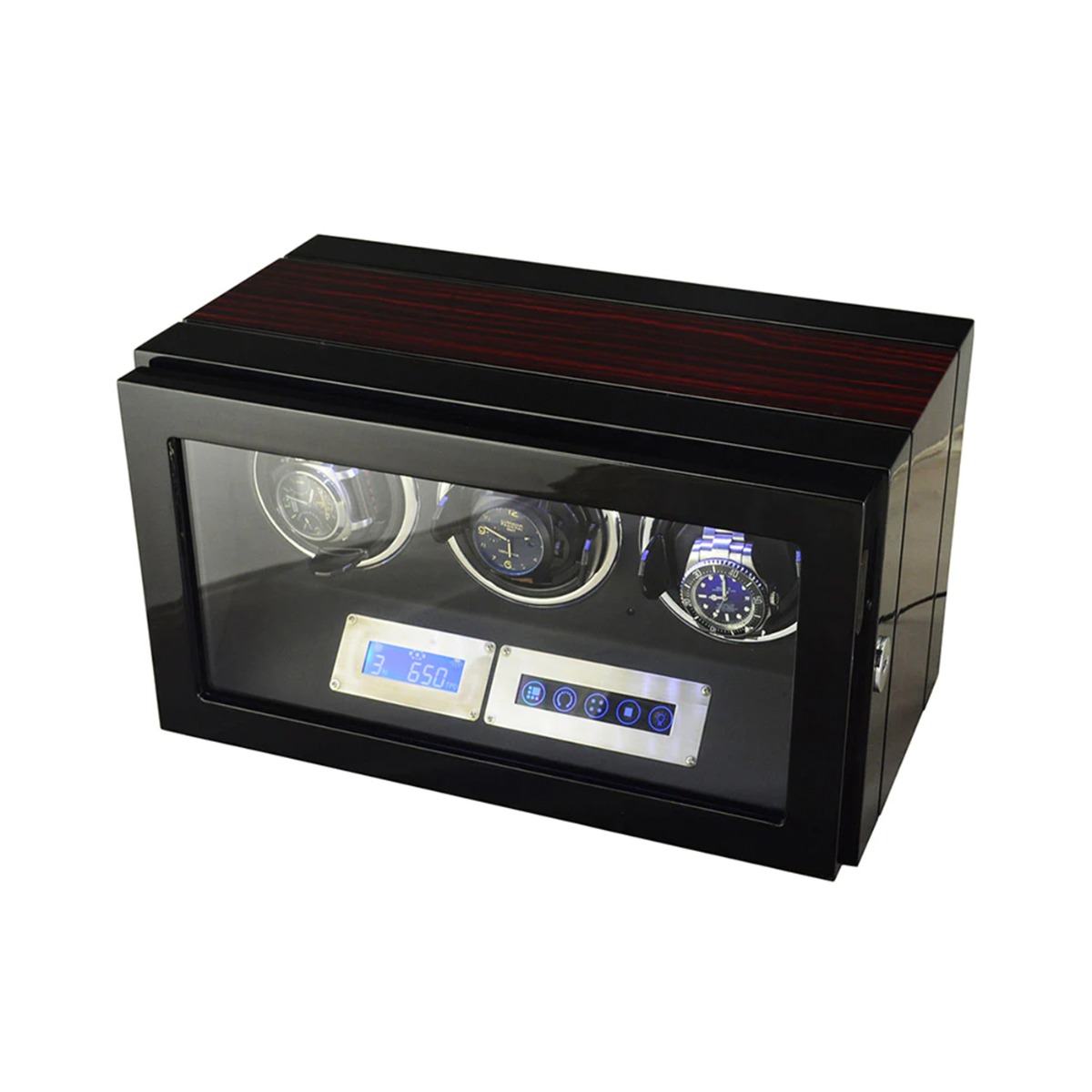 Klokkewinder Trippel Sort