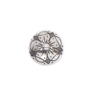 Knapp 19 mm 830 Oksidert Sølv