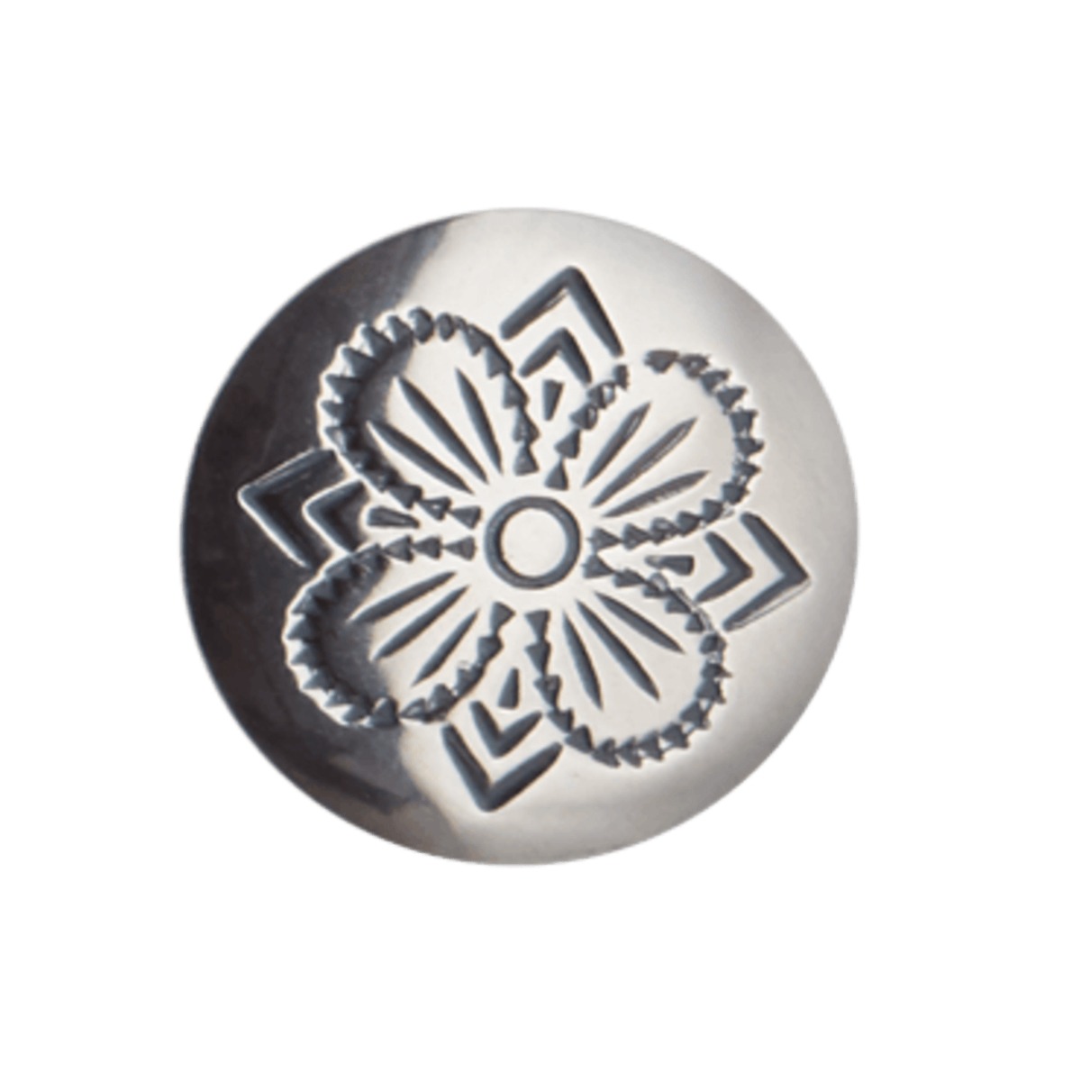 Knapp Sunnmøre 830 Oksidert Sølv 19 mm