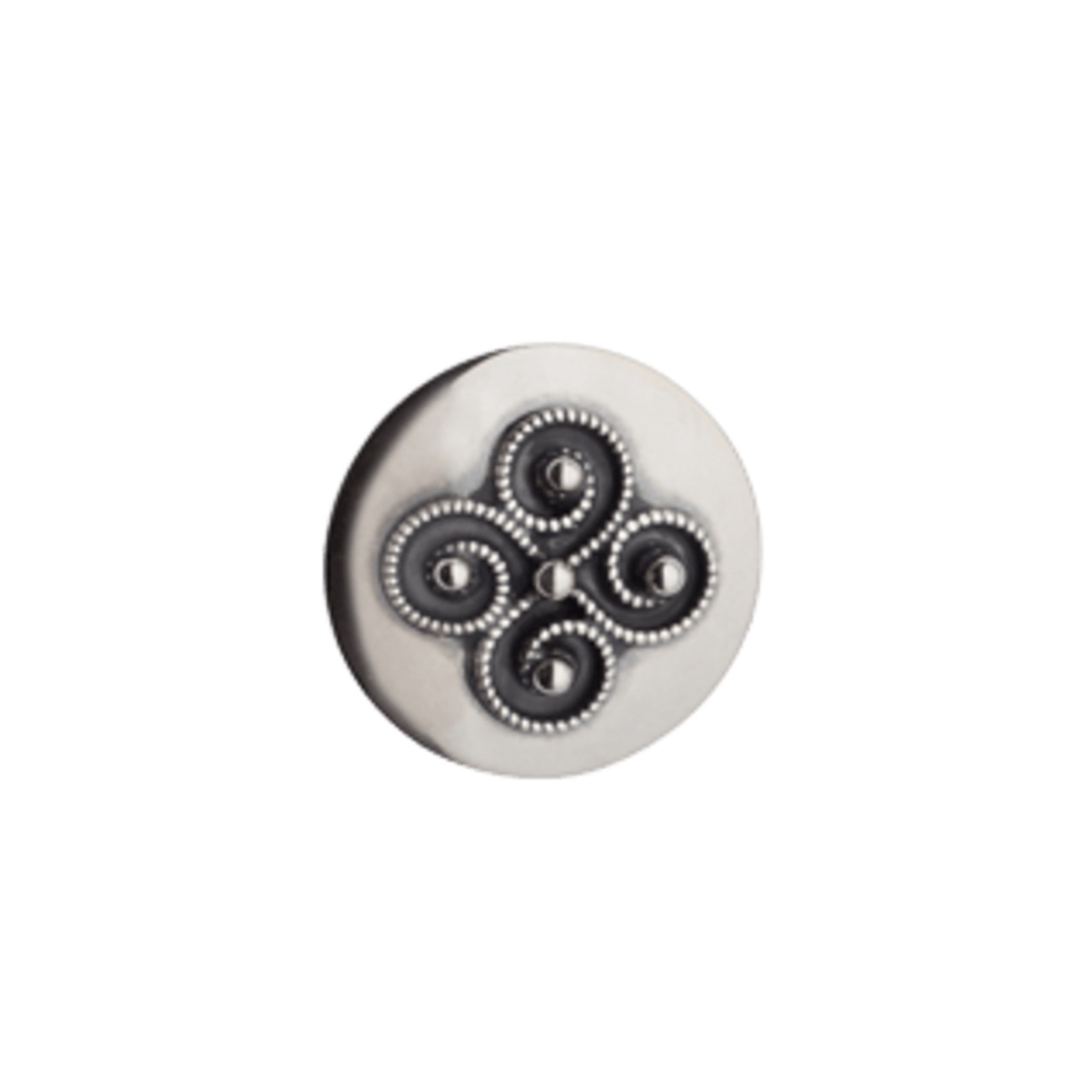 Knapp Rogaland 15 mm 830 Oksidert Sølv