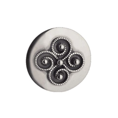 Knapp Rogaland 19 mm 830 Oksidert Sølv