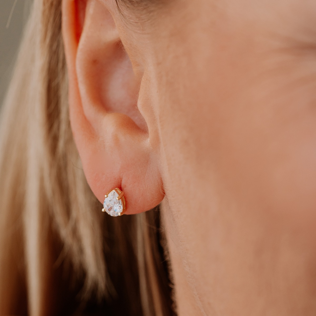 Øredobber 925 Forgylt Sølv