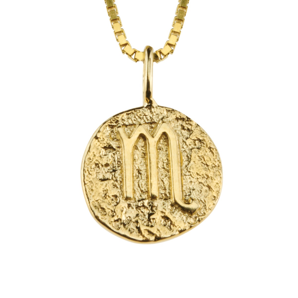 Stjernetegnsmykke Skorpionen 925 Forgylt Sølv