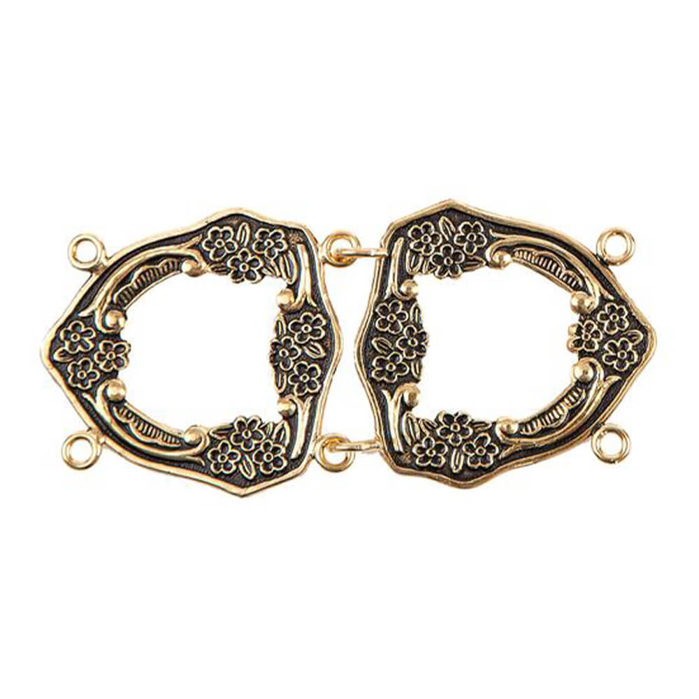 Løken Beltespenne 925 Forgylt Sølv