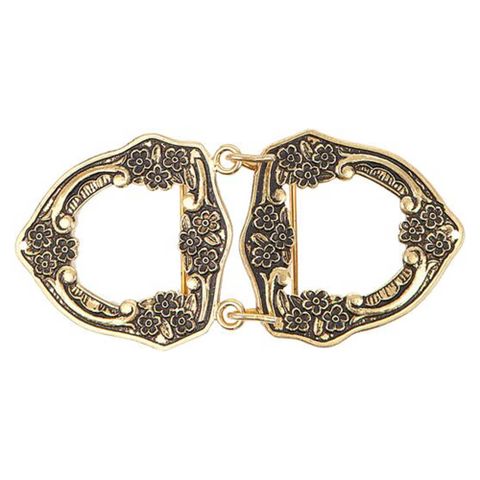 Løken Beltespenne 925 Forgylt Sølv