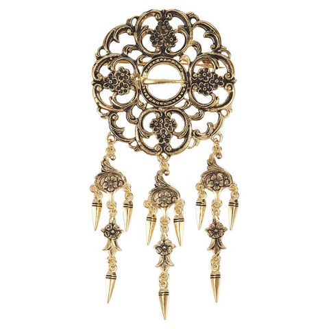 Løken Brystsølje 925 Forgylt Sølv