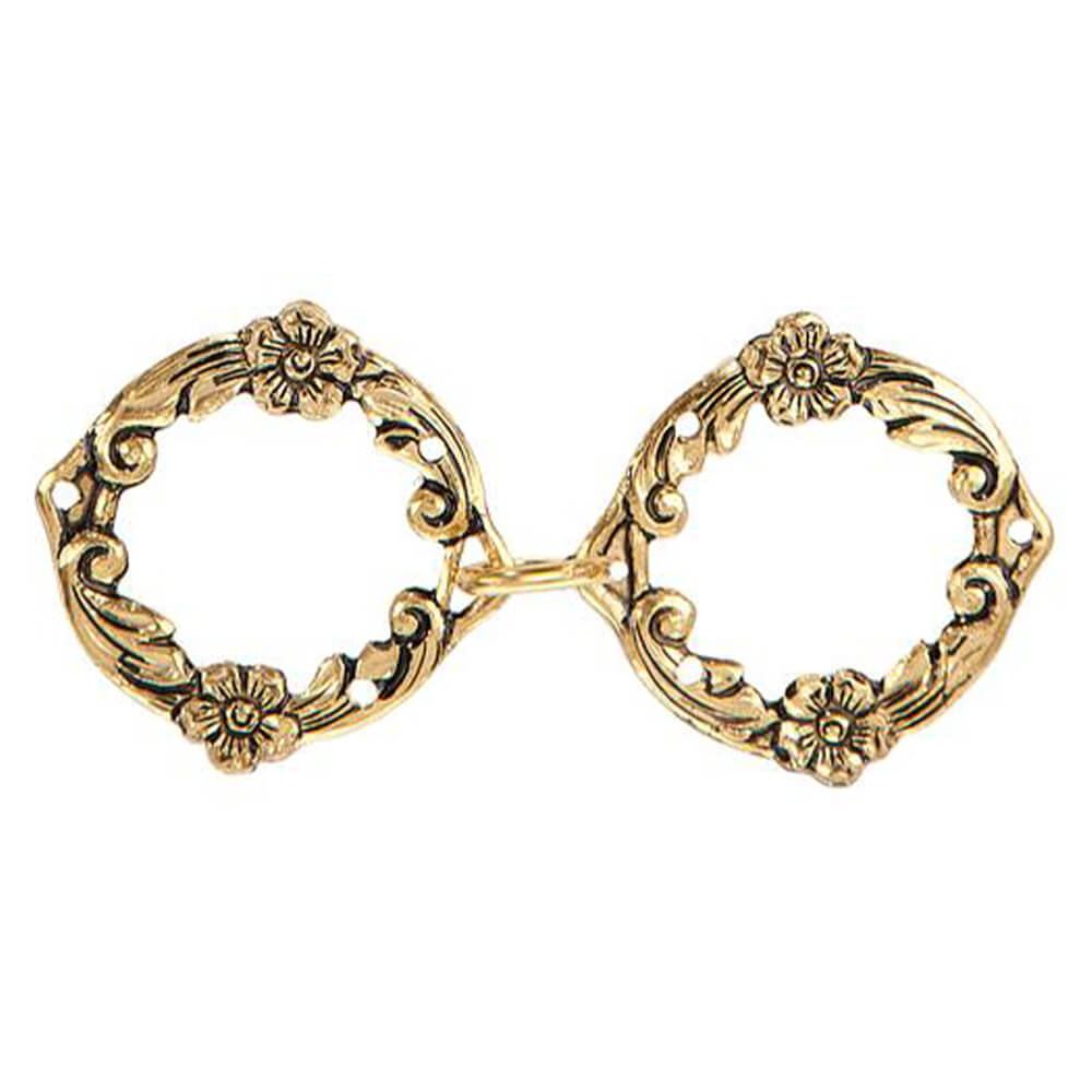 Løken Capehekte 925 Forgylt Sølv